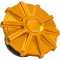 (image for) Arlen Ness 10-Gauge Vented Gas Cap - Gold Anodized