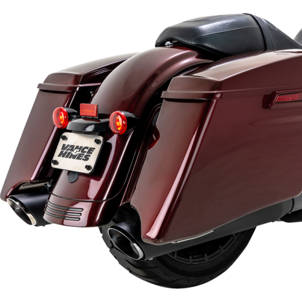 (image for) Vance & Hines Twin Slash Slip-On Mufflers - Black