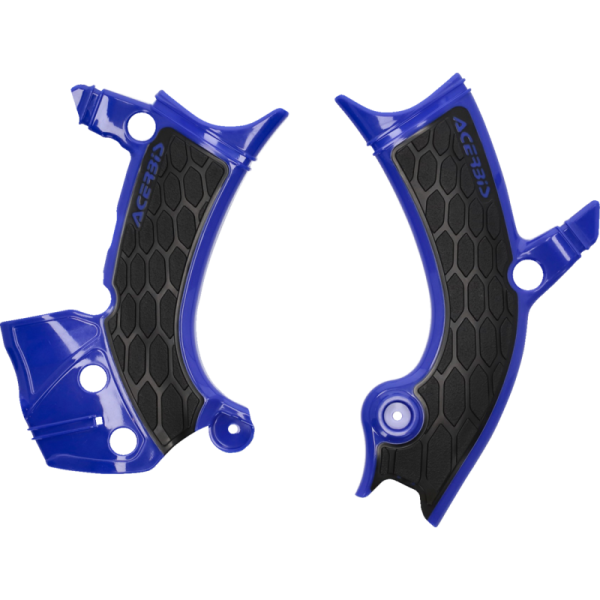 (image for) Acerbis X-Grip Frame Guard - Yamaha YZ250F 24-26, YZ250FX 25-26, YZ450F 23-26, YZ450FX 24-26 - Blue/black