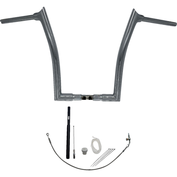 (image for) FAT BAGGERS INC Fat Baggers Pointed Top EZ Install Handlebar 16" Chrome