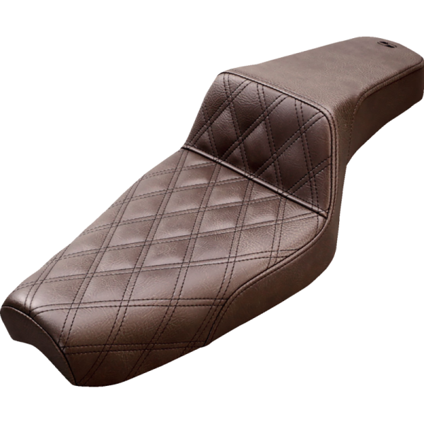 (image for) Saddlemen Step-Up™ Seat - Brown, Front LS