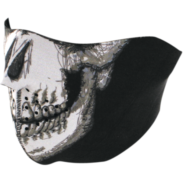 (image for) Zan Headgear Neoprene Half Mask - Skull face