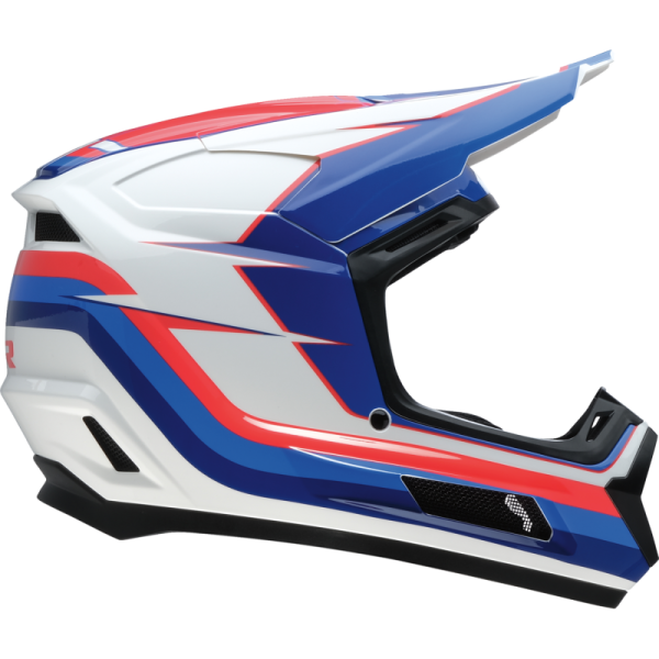 (image for) Z1R Dirt Maxx Youth Helmet - Vortex Red/White/Blue - Size M