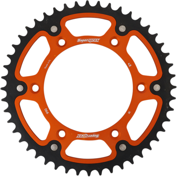 (image for) Supersprox Rear Sprocket - 48T Stealth/Orange