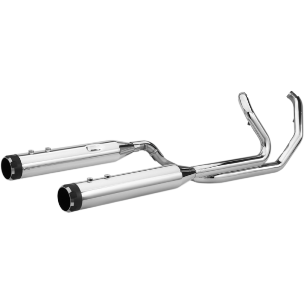 (image for) S&S CYCLE El Dorado True Dual Exhaust - Chrome w/ Tracer End Caps