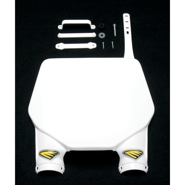 (image for) CYCRA Stadium Number Plate - White
