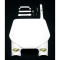 (image for) Stadium Number Plate - White