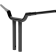 (image for) Gloss Black 16" End Rise 1 1/2" Valley Handlebar