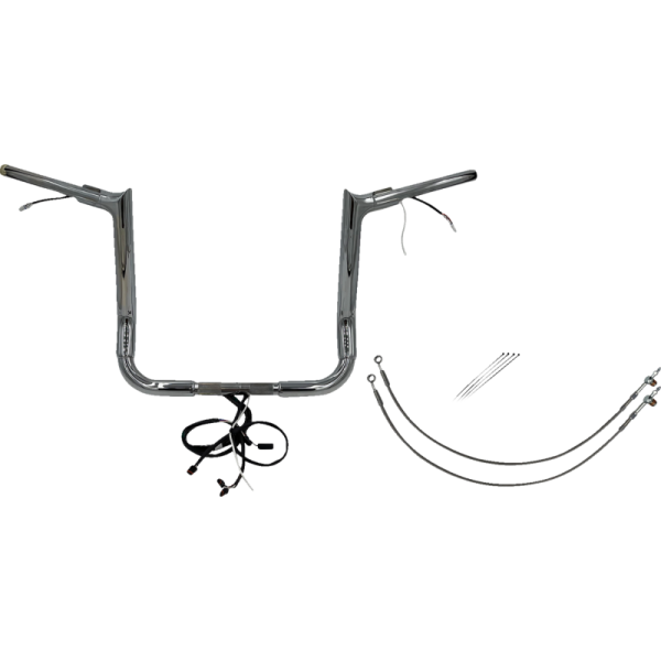(image for) EZ Install Handlebar Kit Chrome 14" Rise