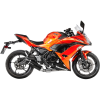 (image for) LV ONE EVO Carbon fiber Exhaust for KAWASAKI Ninja 650/Z650 17-21