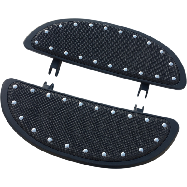 (image for) CYCLESMITHS Standard Flat Black Banana Boards 14" w/ rivets