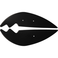(image for) Aeroflo Lower Wind Deflectors - Black