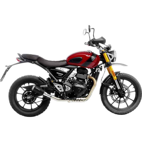 (image for) LeoVince LV-10 Black Stainless Steel Slip-On Exhaust