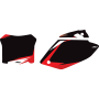 (image for) Pre-Cut Graphic Number Plate Kit - Honda CRF250R 22-24, CRF450R 21-24 - Black