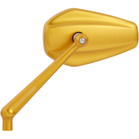 (image for) Mini Stocker Mirror, Gold Anodized, Left