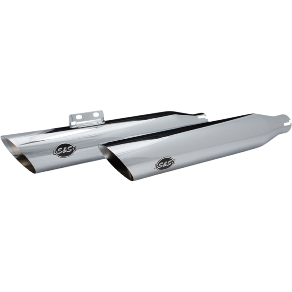 (image for) S&S CYCLE Slash-Cut Mufflers Chrome