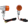 (image for) Chrome Round #3 Marker Light - Amber