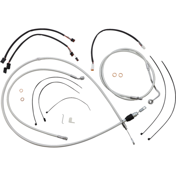 (image for) MAGNUM Sterling Chromite Handlebar Installation Kit (12"-14" Apes)