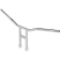 (image for) Biltwell Tyson Slotted 1" Handlebar - Chrome