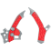 (image for) Acerbis X-Grip Frame Guard - HONDA CRF250L 13-20 - Silver/red