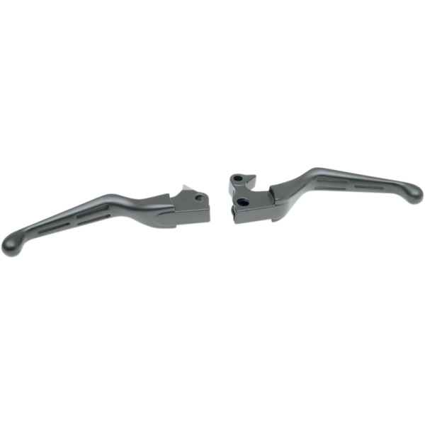 (image for) Drag Specialties Slotted Wide Blade Lever Set Matte Black