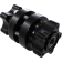(image for) Front Hub Kit, Black, for 08-25 FLHT/FLHR/FLHX/FLHXU/FLTRX/FLTRU dual disc