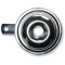 (image for) 92mm Economy Horn, 110 dB, Chrome
