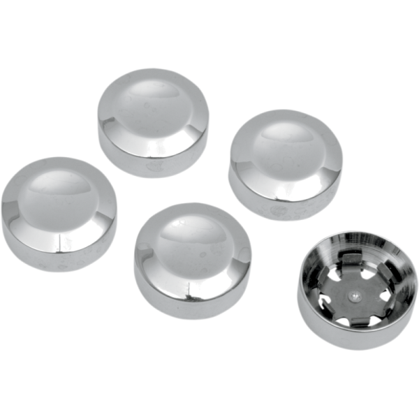 (image for) Drag Specialties Rear Pulley Bolt Covers Chrome