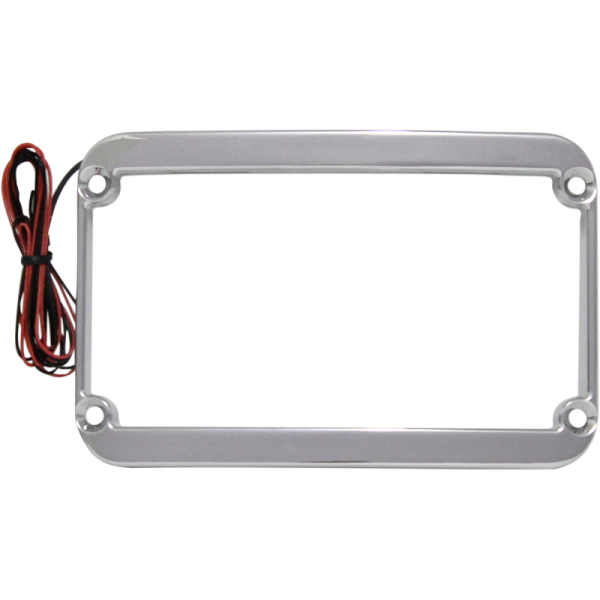(image for) License Frame Chrome Lighted