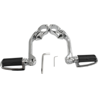 (image for) Highway Pegs 5" Arm Chrome Slotted