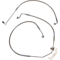 (image for) Clear-Coated Rear Brake Line Kit 1741-6340