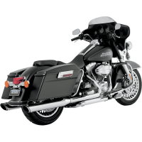 (image for) Vance & Hines Twin Slash Slip-On Mufflers - Chrome