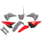 (image for) UFO Body Kit - Honda CRF450R 25-26 - Gray/red