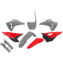 (image for) UFO Body Kit - Honda CRF450R 25-26 - Gray/red