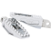 (image for) Thrashin Supply Co. P-54 Slim M-Eight Driver Footpegs, Chrome