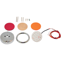 (image for) Custom Dynamics 2.25" Chrome LED Circle