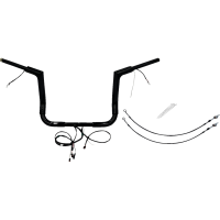 (image for) Fat Baggers Flat Top EZ Install Handlebar 12" Gloss Black