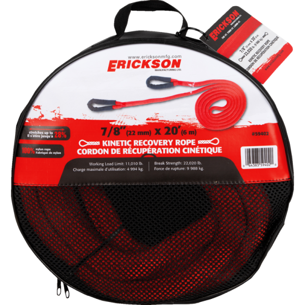 Erickson Moose Offroad Kinetic Recovery Rope