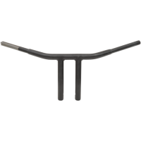 (image for) Buffalo Bars 8” T-Bar (Curved Risers) - Flat Black