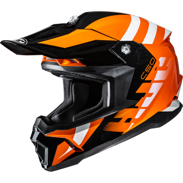 (image for) HJC C50 Mirage Helmet - Orange/Black - Size 2X