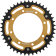 (image for) Supersprox Stealth Rear Sprocket - 43T Gold