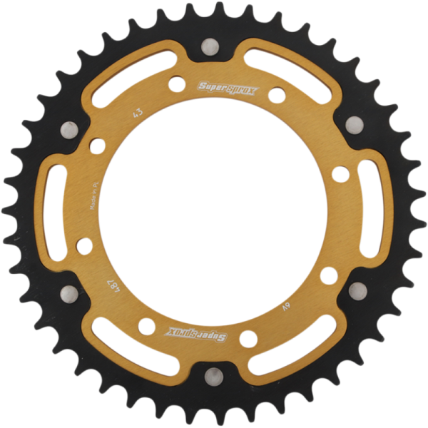 (image for) Supersprox Stealth Rear Sprocket - 43T Gold