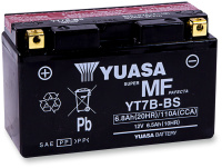 (image for) Yuasa AGM Maintenance-Free Battery YT7B-BS for YAMAHA TT-R250 99-06