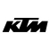 (image for) Die-Cut Sticker - KTM, black