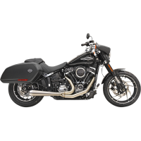 (image for) Bassani Road Rage III 2-Into-1 System - Stainless w/ Full Heat Shields