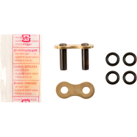 (image for) Professional VX3 Series X-Ring Chain 520VX3 - Rivet Connecting Link, Gold