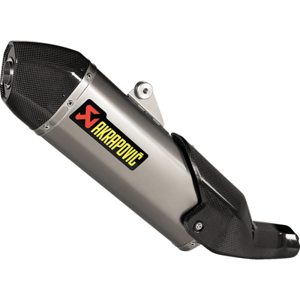 (image for) AKRAPOVIC Akrapovič Single Titanium Muffler w/ Carbon Fiber End Cap for Ducati DesertX