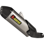 (image for) Akrapovič Single Titanium Muffler w/ Carbon Fiber End Cap for Ducati DesertX