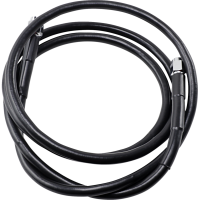(image for) Black Vinyl-Coated Stainless Steel Brake Line 60"