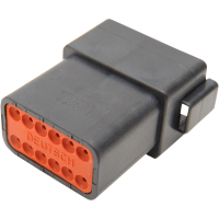 (image for) Black 12-Pin Receptacle
